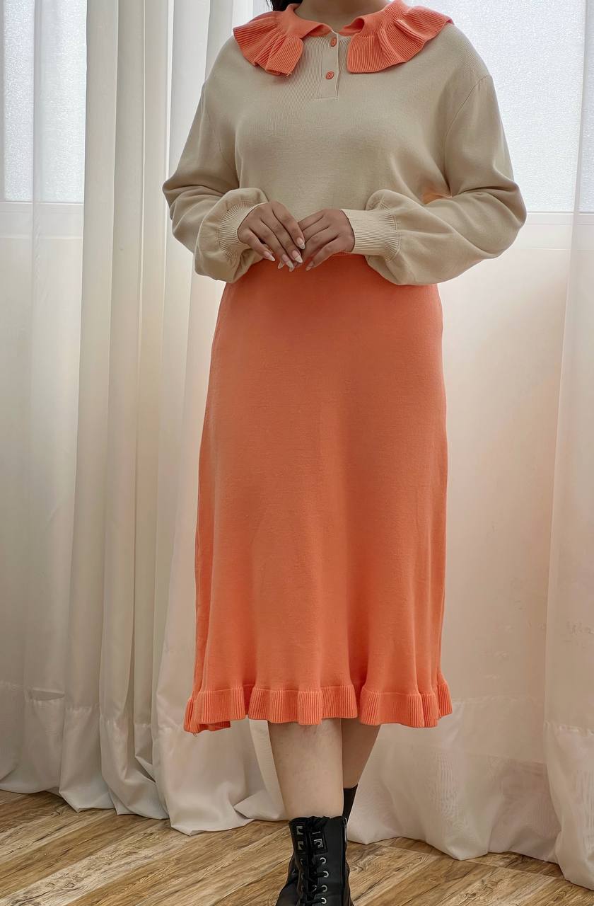 ست بلوز و دامن بافت کد 3234