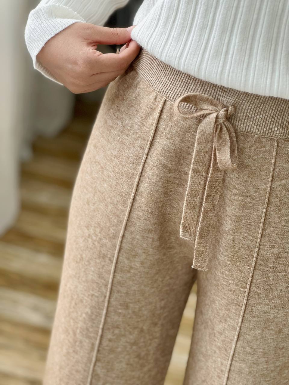 شلوار بافت بگ گرم بالا کد 3235