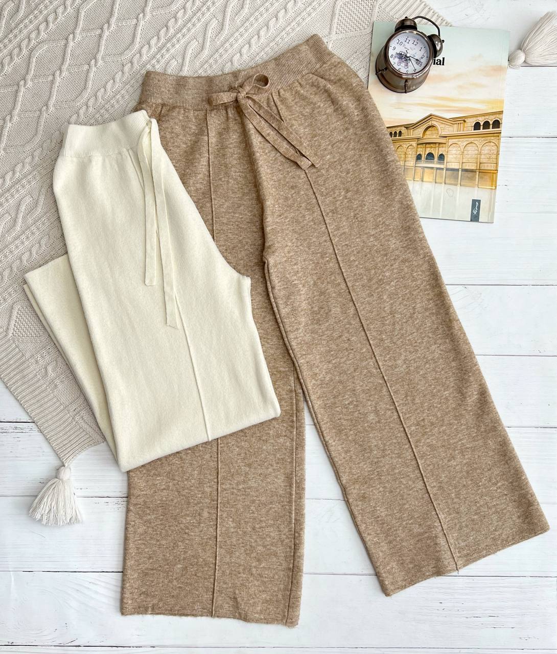 شلوار بافت بگ گرم بالا کد 3235