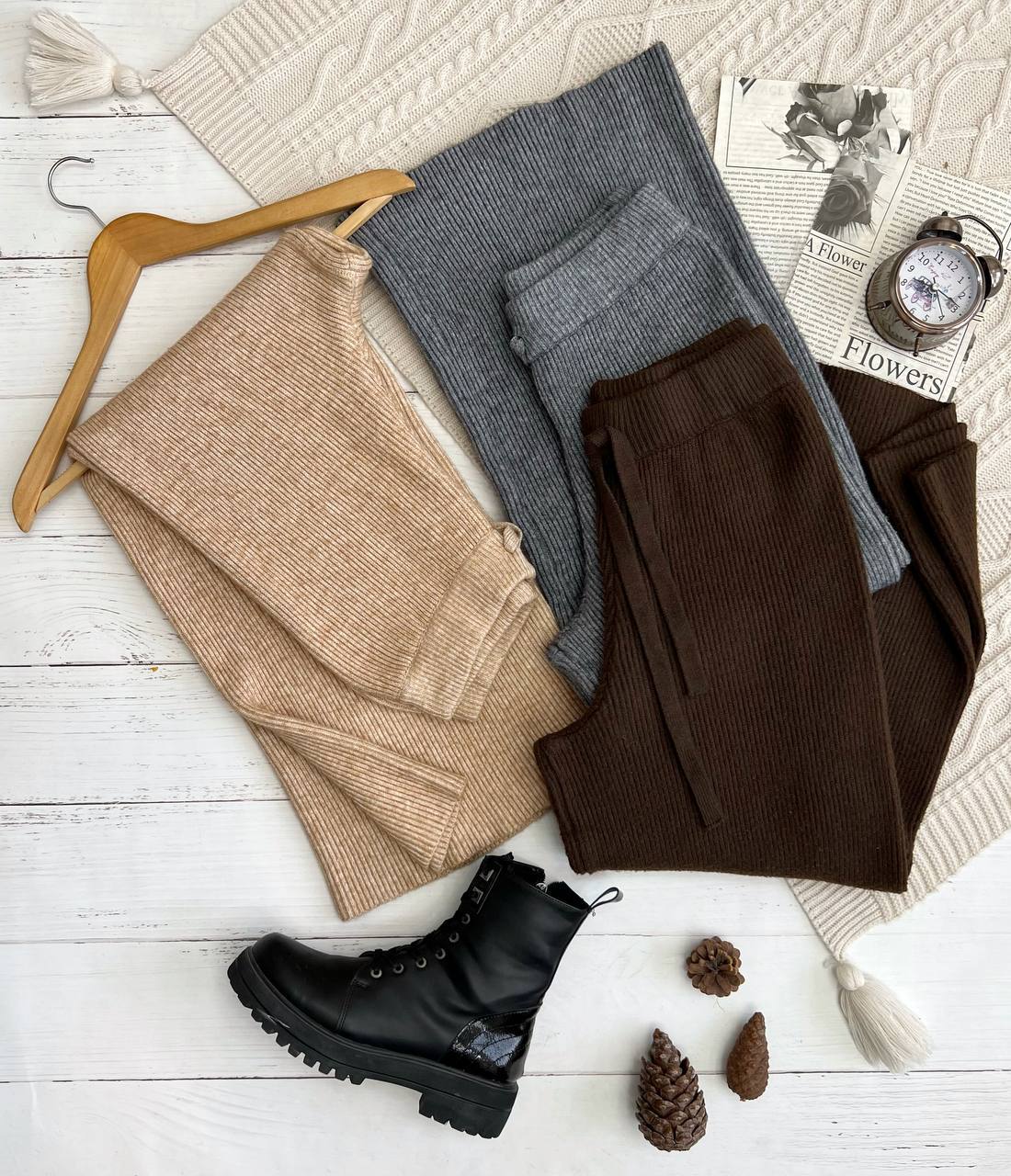 شلوار بافت دامنی درجه 1 کد 3239