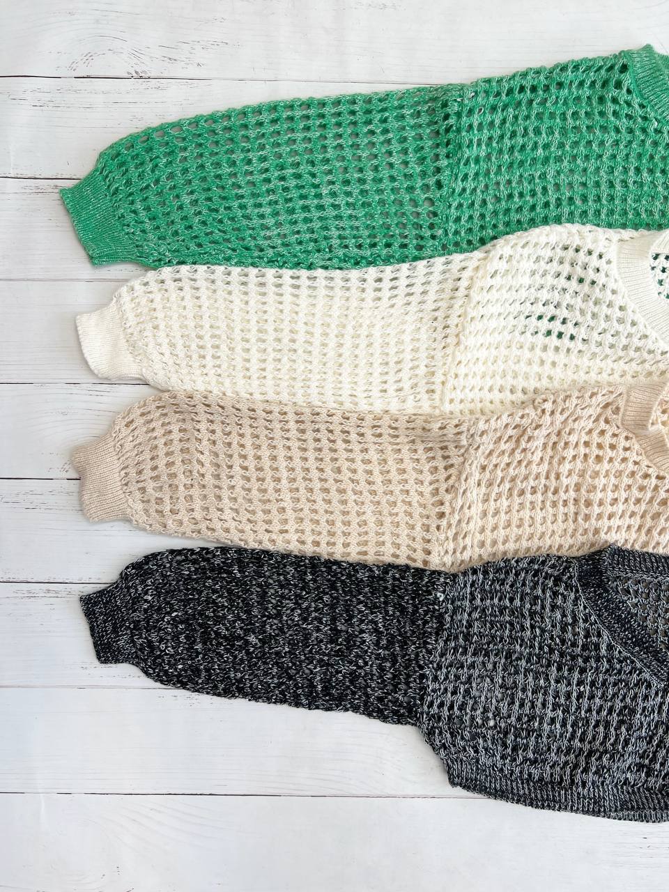 ست تاپ و رویی قلاب بافی کد 3240