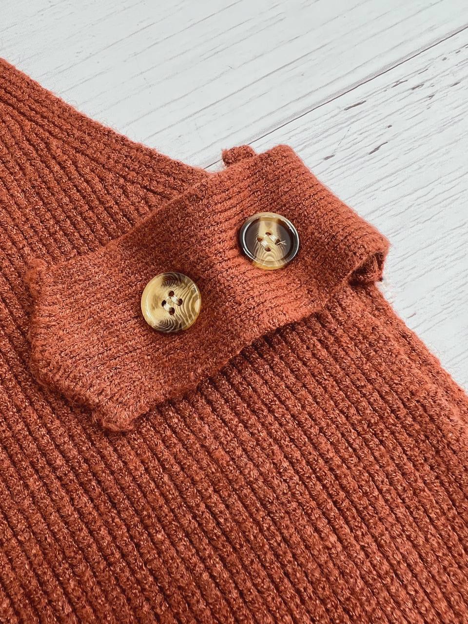 جلیقه بافت بغل دکمه کد 3245