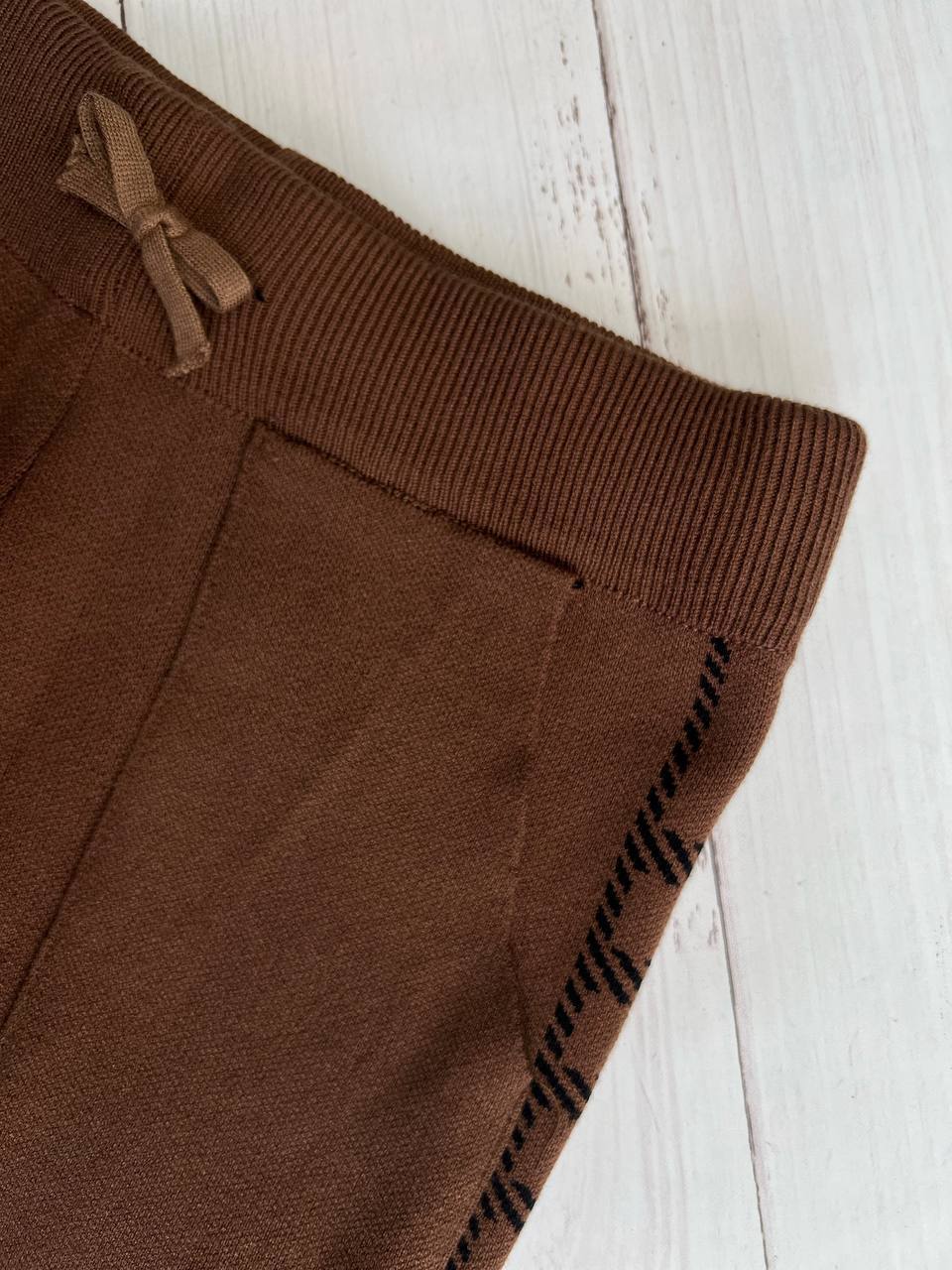 شلوار بافت نیم بگ کد 3252