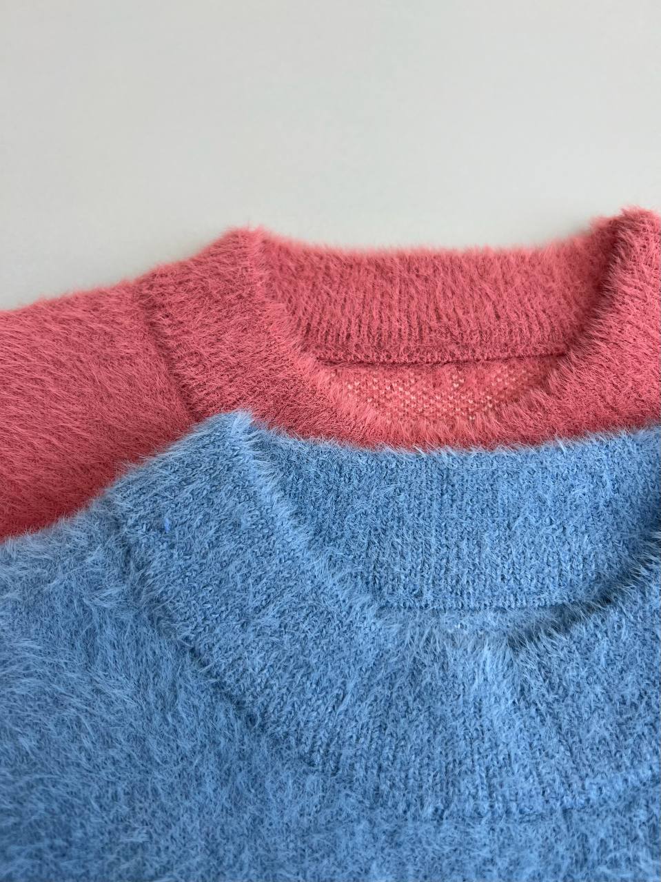 پلیور بافت موهر گلدوزی شده کد 3256