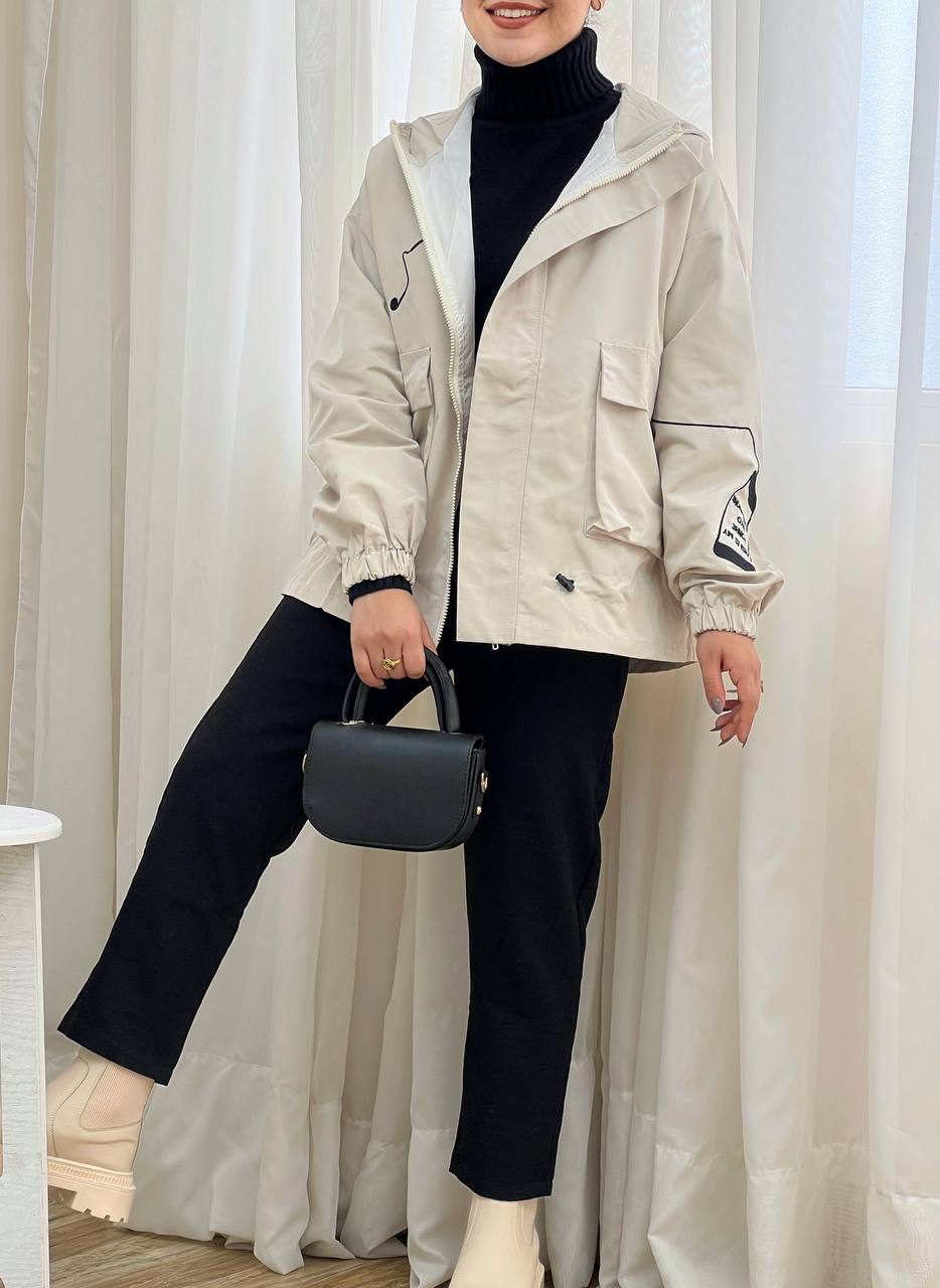 بارونی کلاهدار هندزفری کد 3260