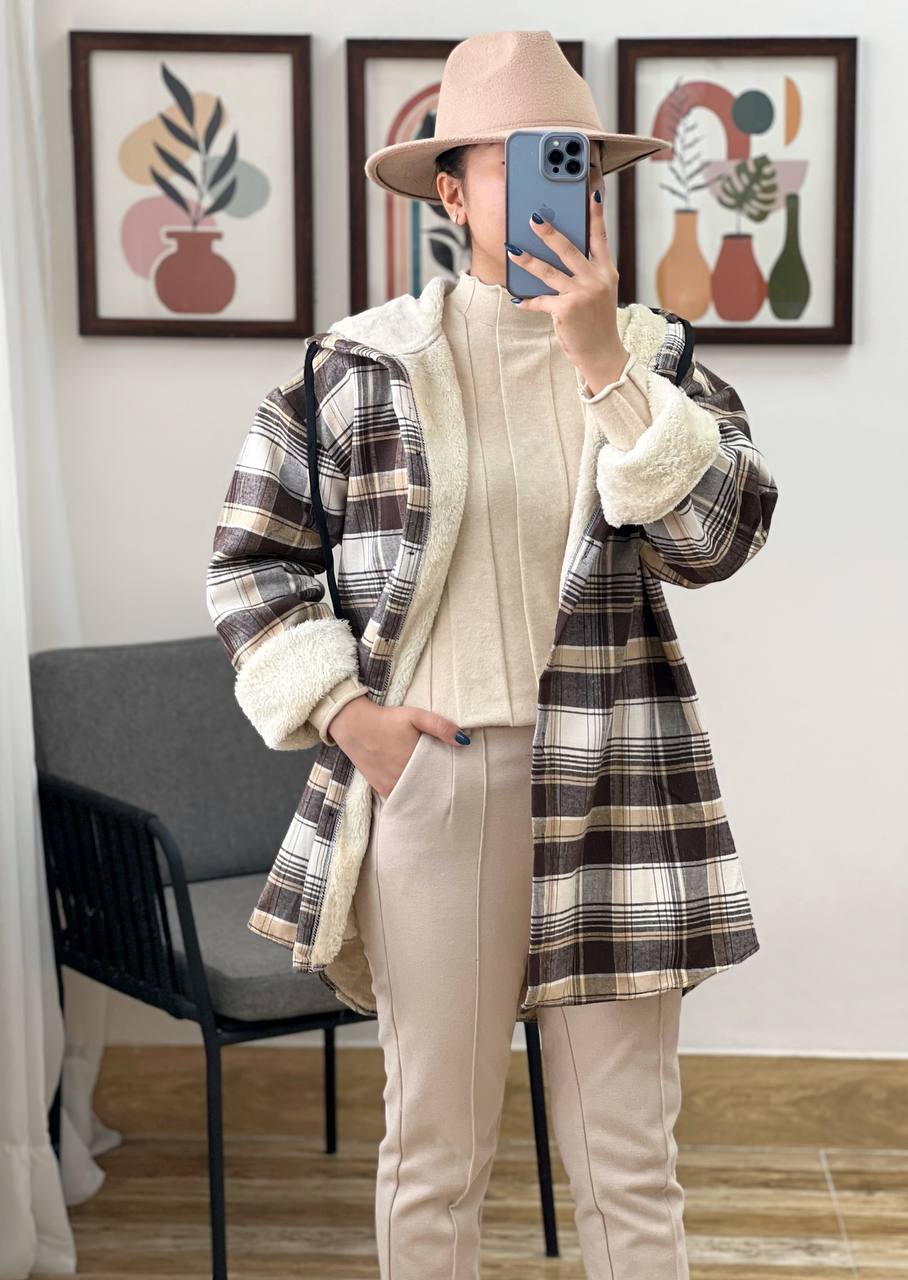 شکت چهارخونه داخل تمام خز کد 3264