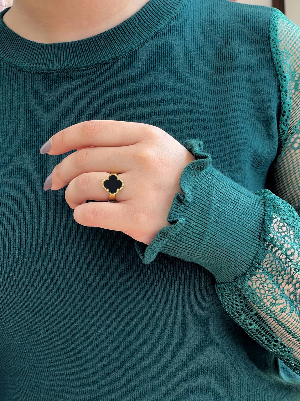 پلیور بافت استین گیپور کد 3268