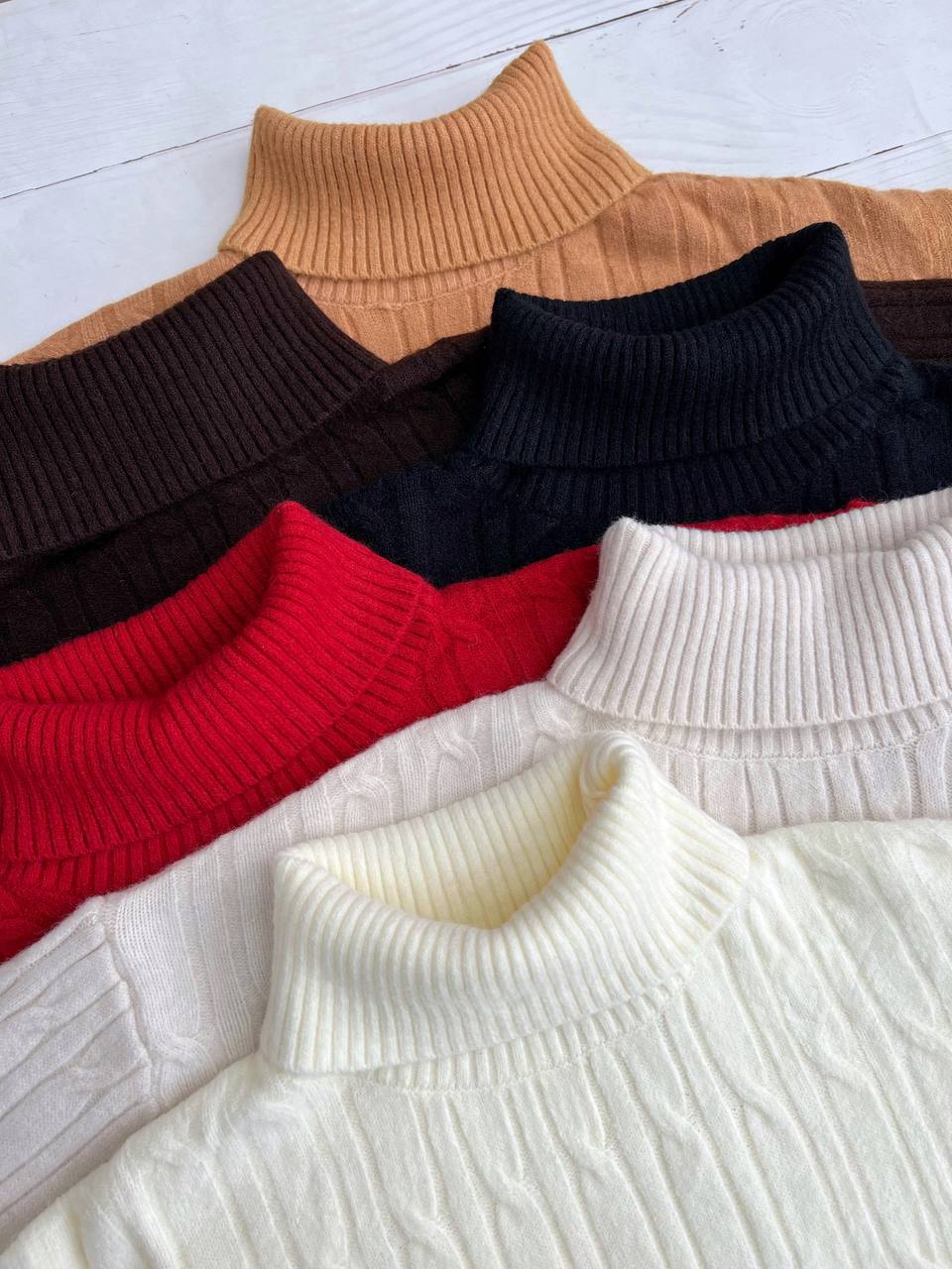 پلیور بافت یقه اسکی کد 3269