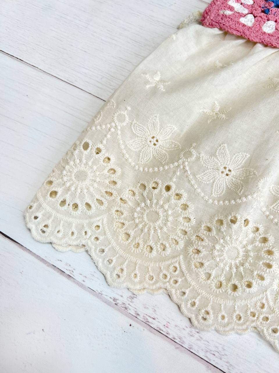 بلوز قلاب بافی خامه دوزی کد 3271