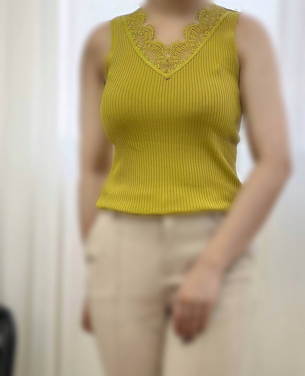 تاپ بافت یقه گیپور کد3273