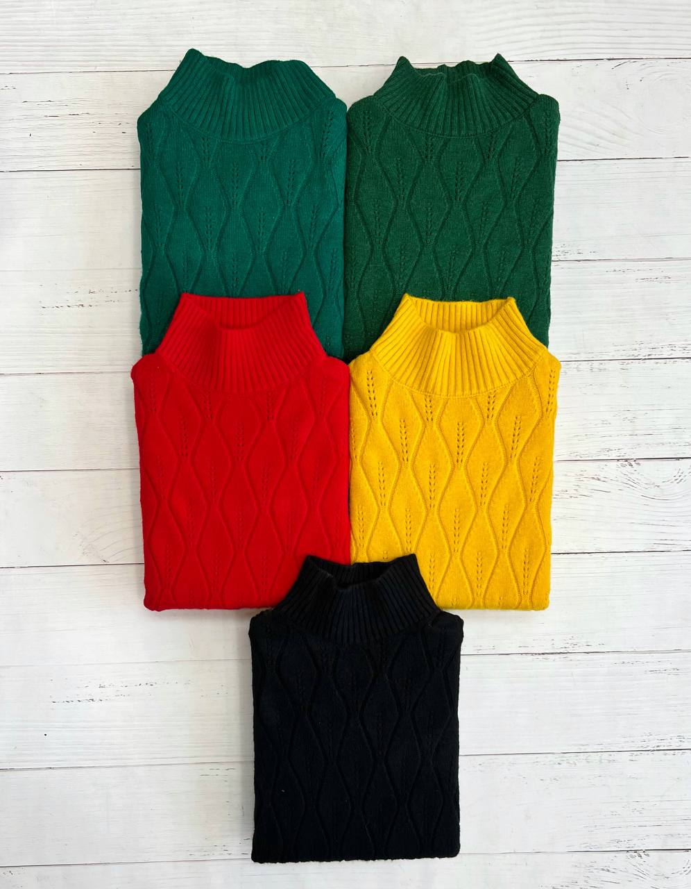 پلیور بافت لوزی کد 3279