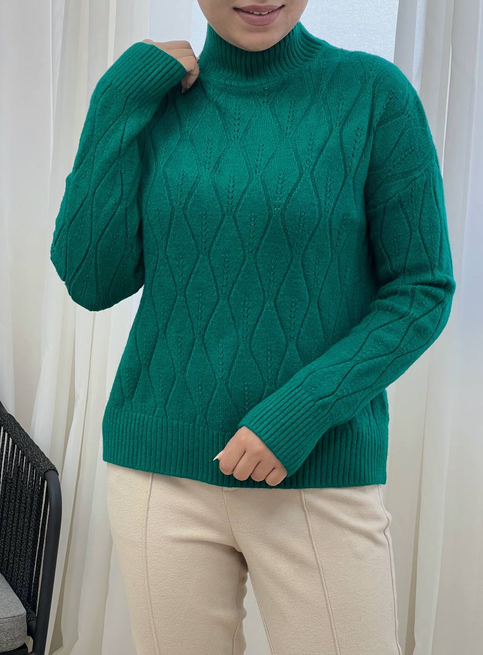 پلیور بافت لوزی کد 3279