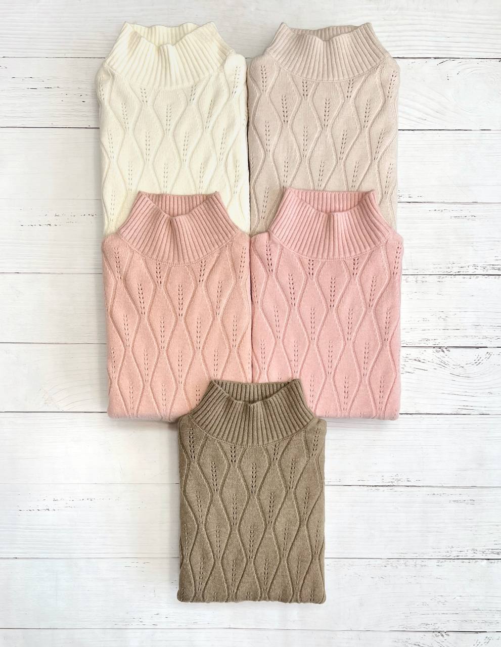 پلیور بافت لوزی کد 3279