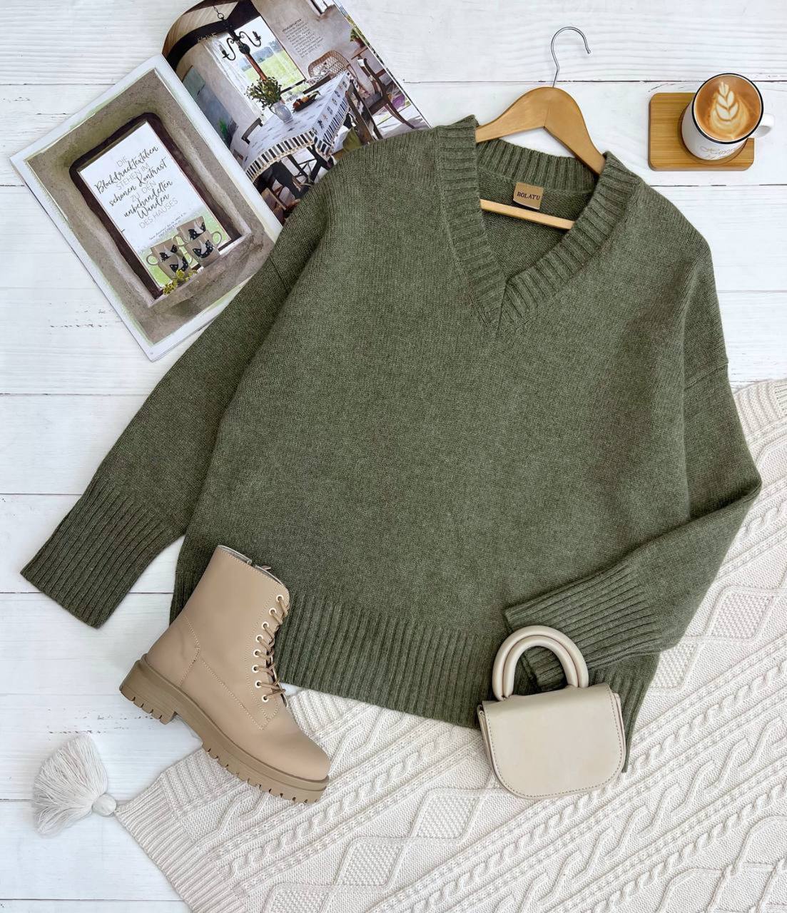 پلیور بافت یقه 7 چهار رنگ کد 3283