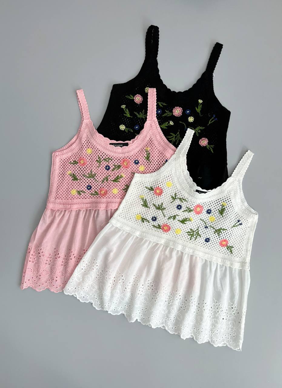 تاپ قلاب بافی خامه دوزی کد 3284