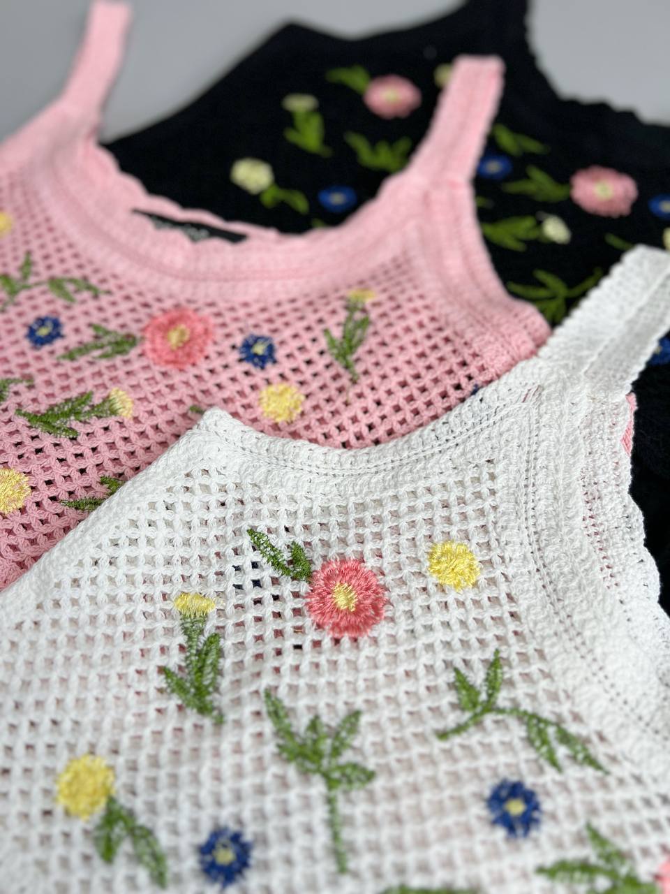 تاپ قلاب بافی خامه دوزی کد 3284