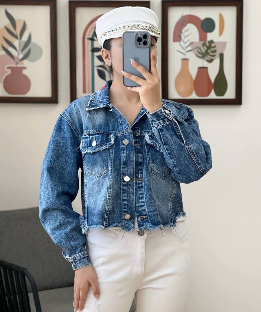 کت جین پایین ریش کد 3289