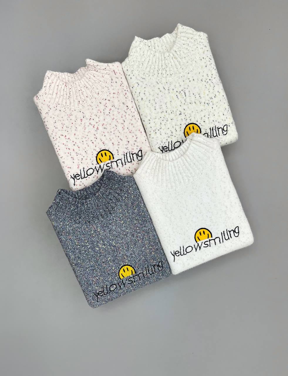 پلیور بافت مخمل اسمایل کد 3291