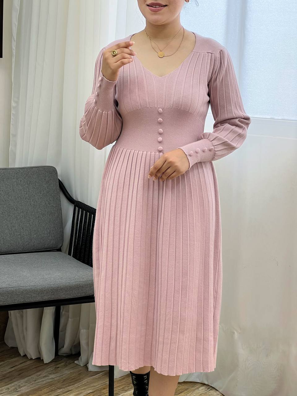 پیراهن بافت پلیسه کد 3299