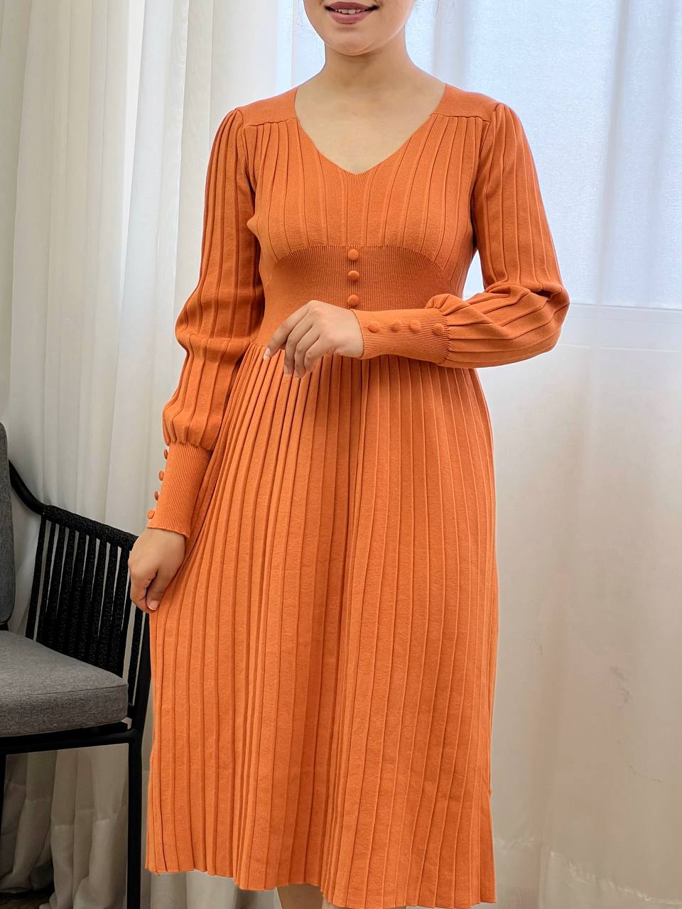 پیراهن بافت پلیسه کد 3299