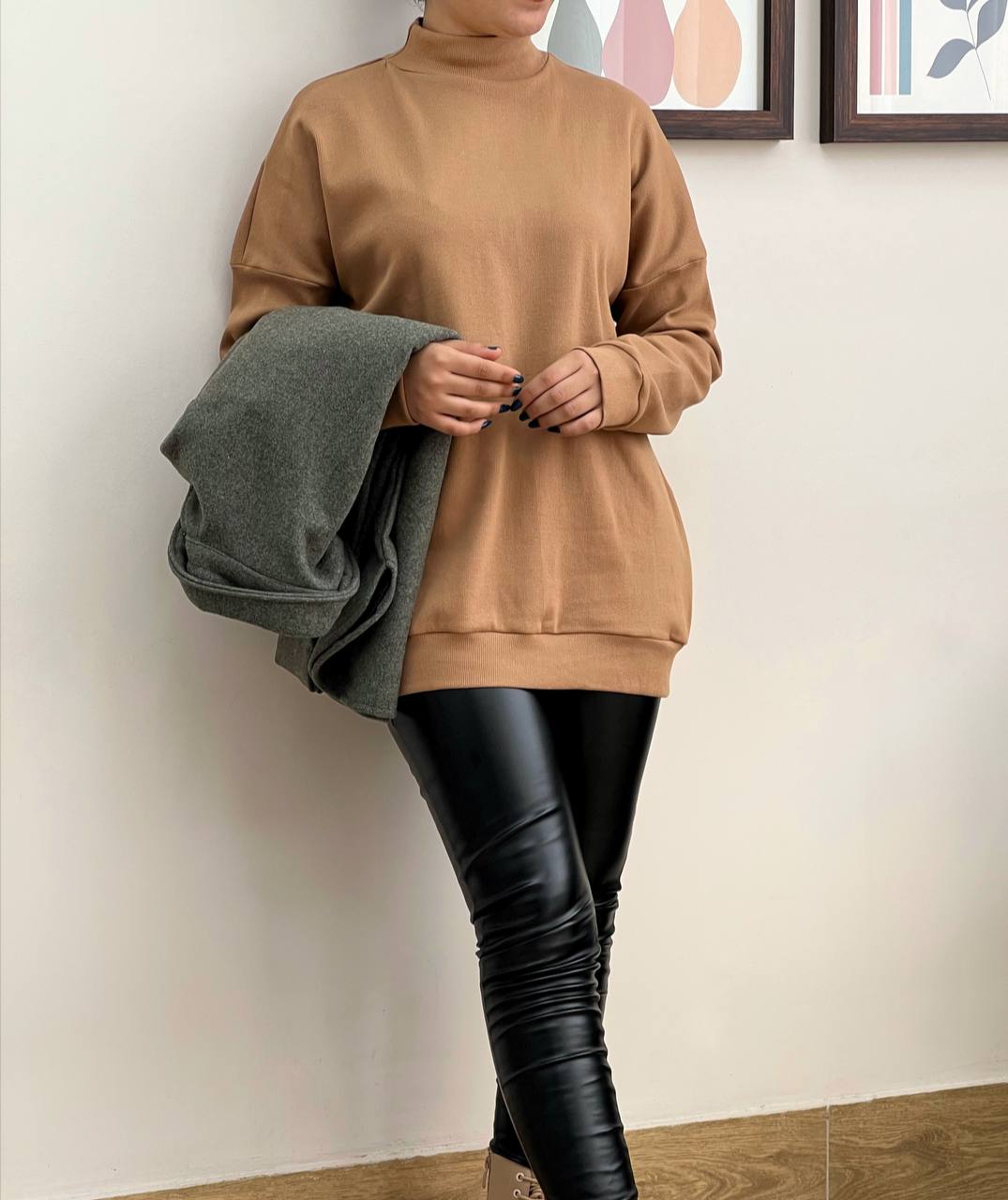 پلیور کبریتی دو رنگ کد3304