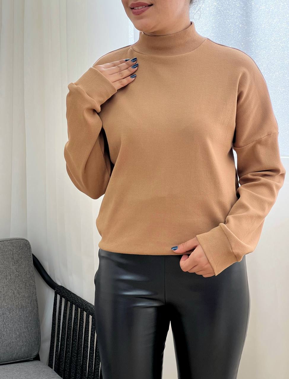 پلیور کبریتی دو رنگ کد3304