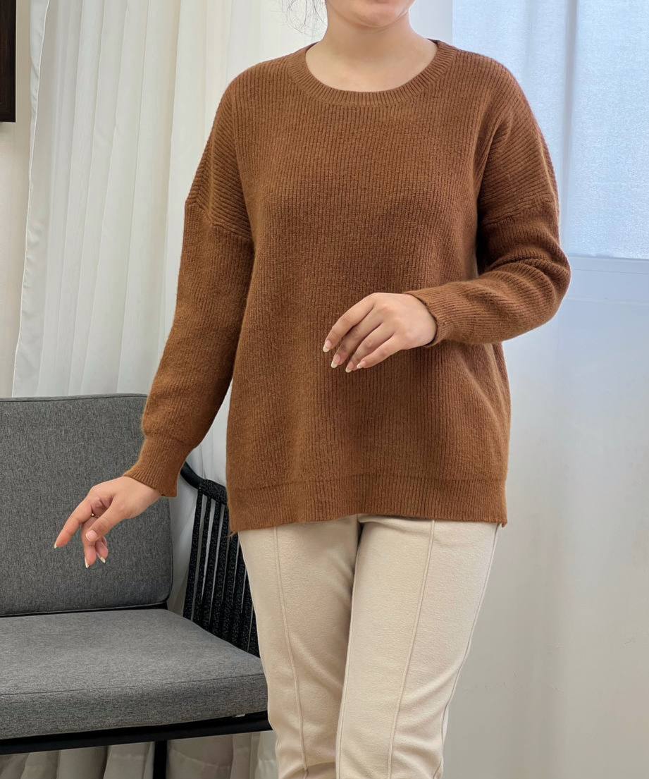 پلیور بافت یقه گرد 6 رنگ کد 3308