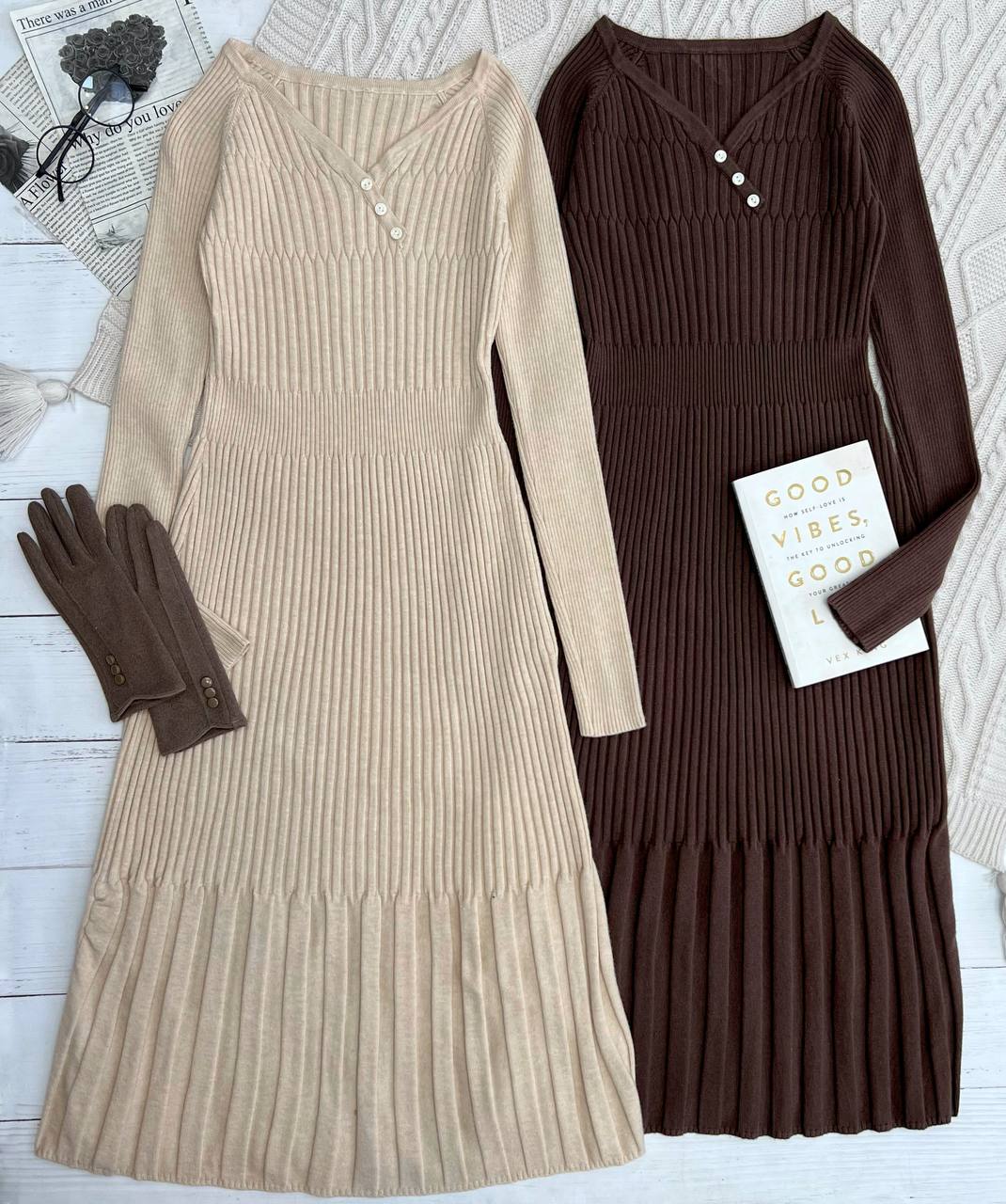 پیراهن بافت بلند کد 3309