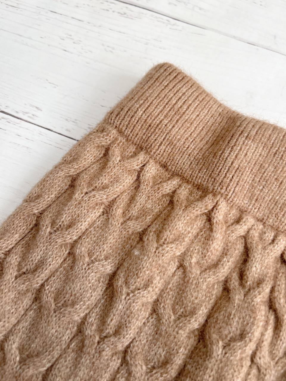 دامن بافت پایین چین کوتاه کد 3311