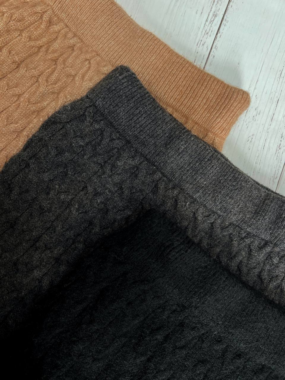 دامن بافت پایین چین کوتاه کد 3311