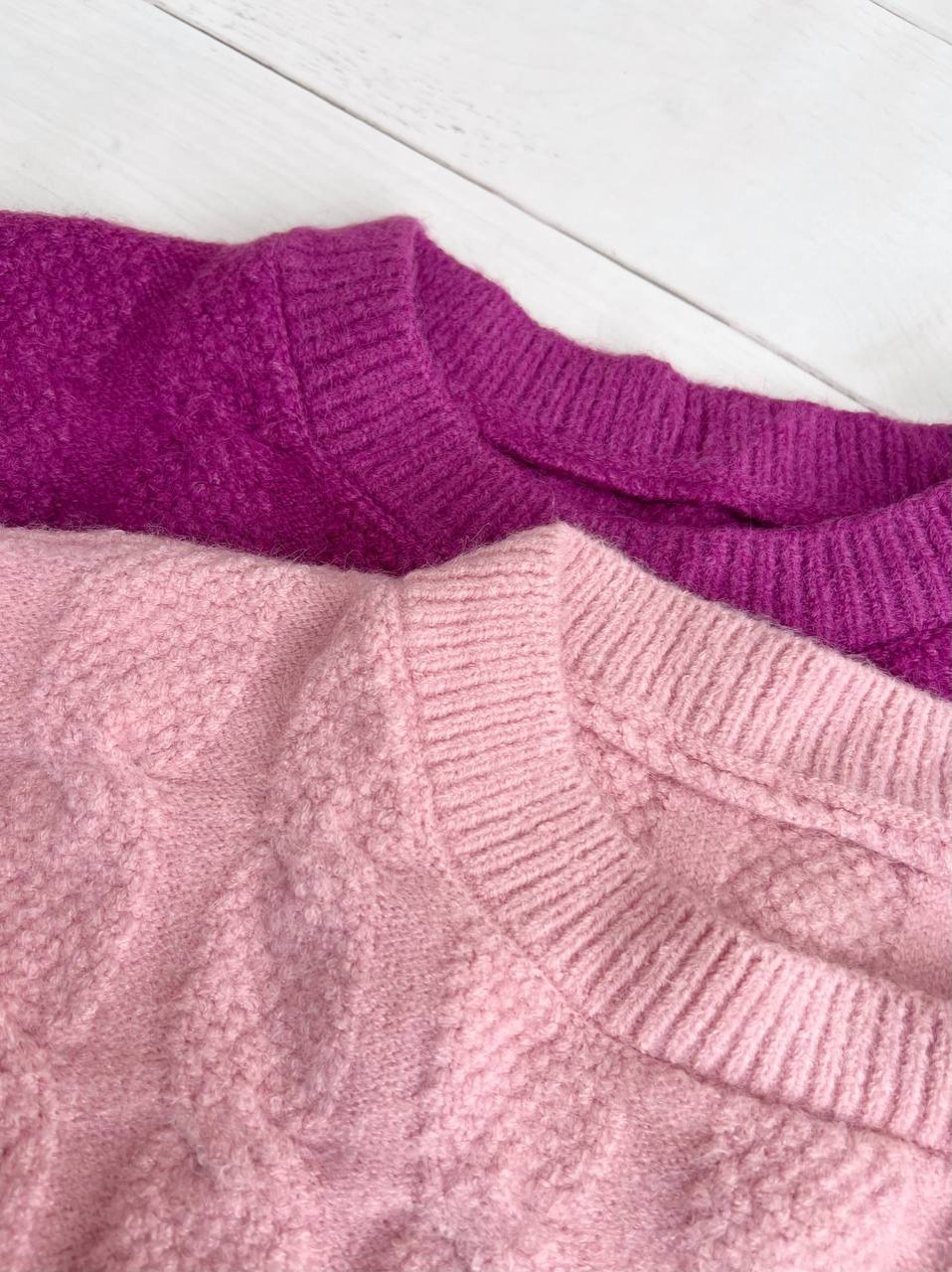 پلیور بافت زنجیری 7 رنگ کد 3317