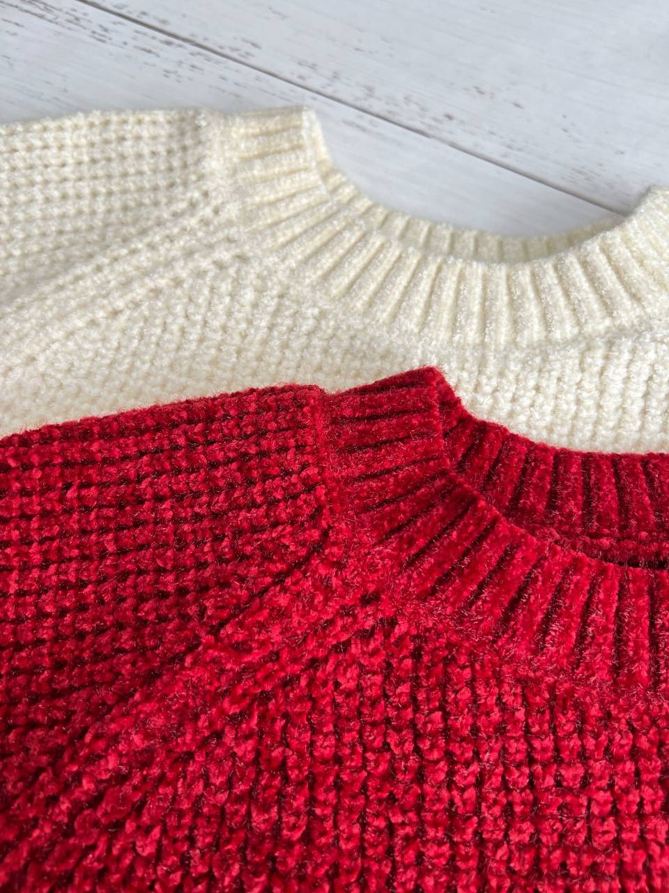 پلیور بافت آلبالو گل برجسته کد 3319