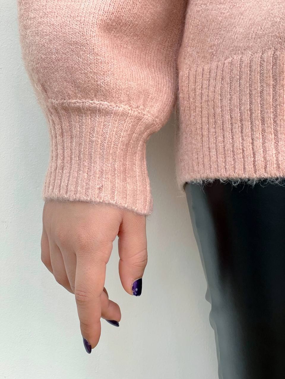 پلیور بافت 5 رنگ آستین پف کد 3323