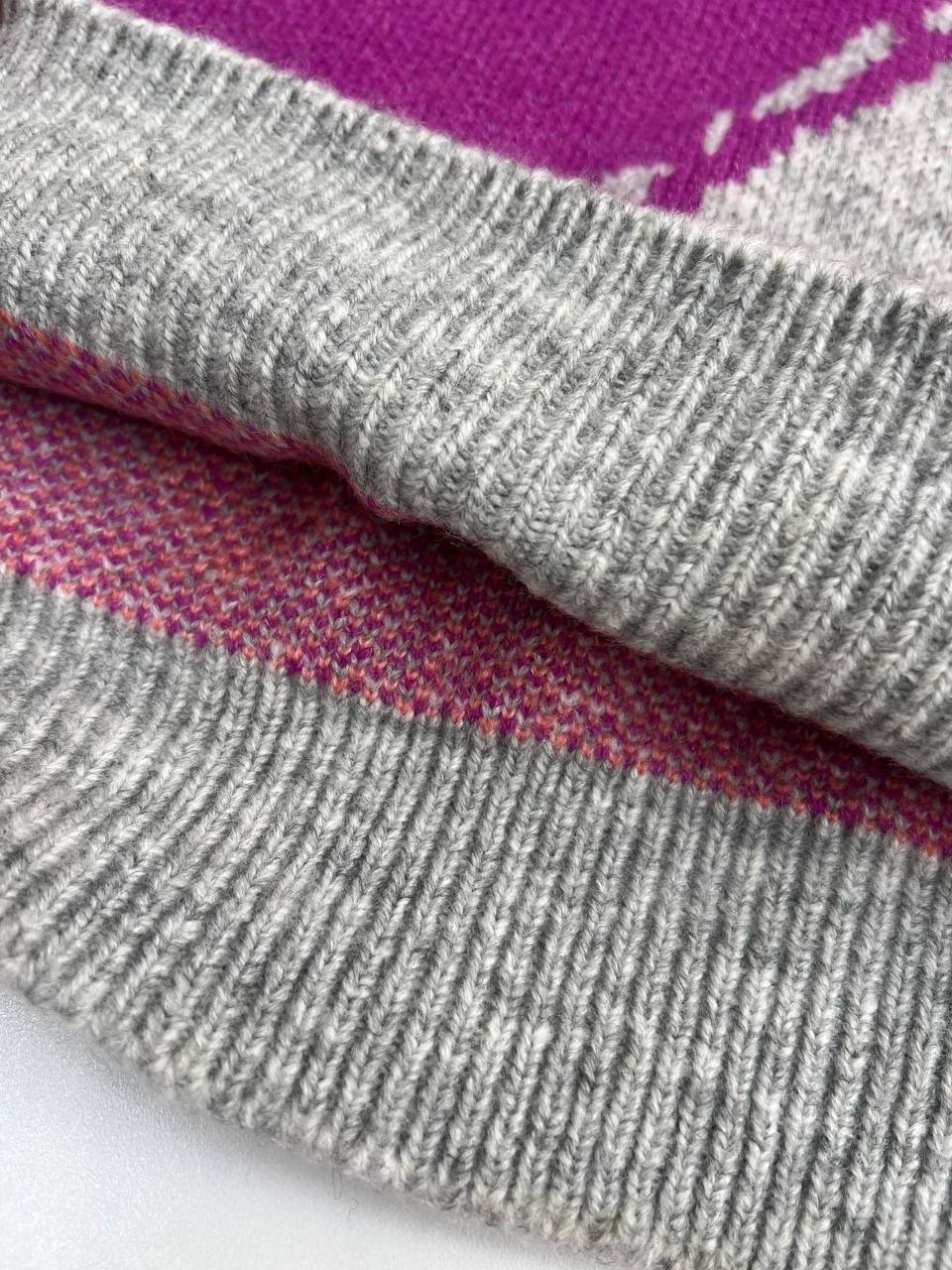 پلیور بافت یقه گرد لوزی کد 3325