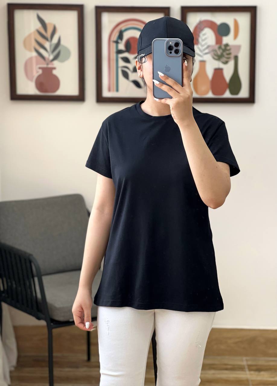 تیشرت نخ پنبه بیسیک کد 3332