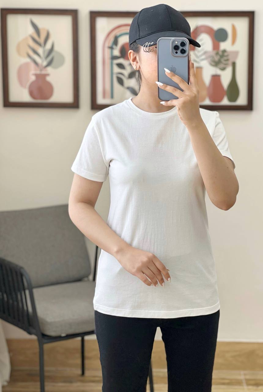 تیشرت نخ پنبه بیسیک کد 3332