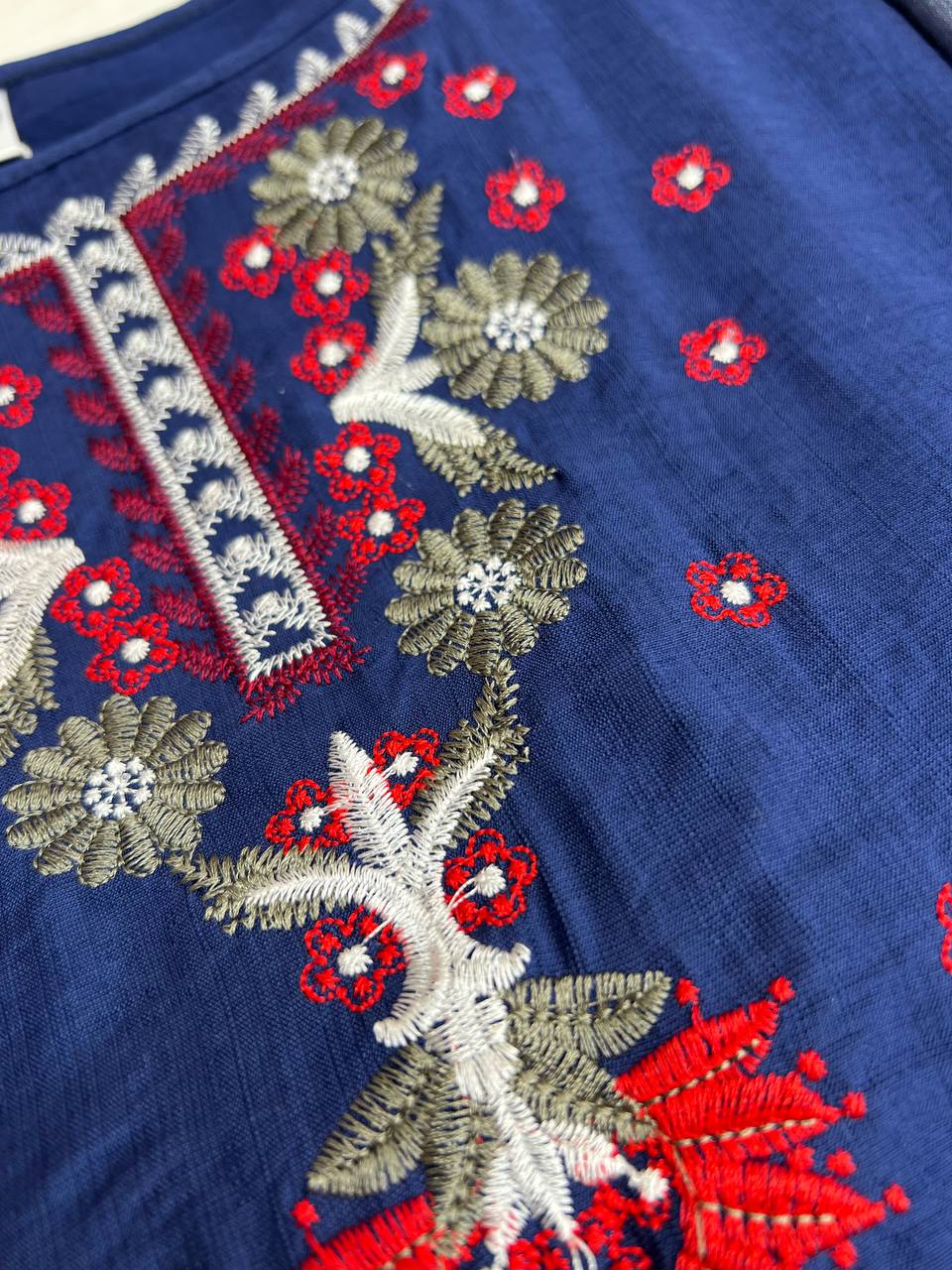 شومیز سنتی جلو گلدوزی کد 3335