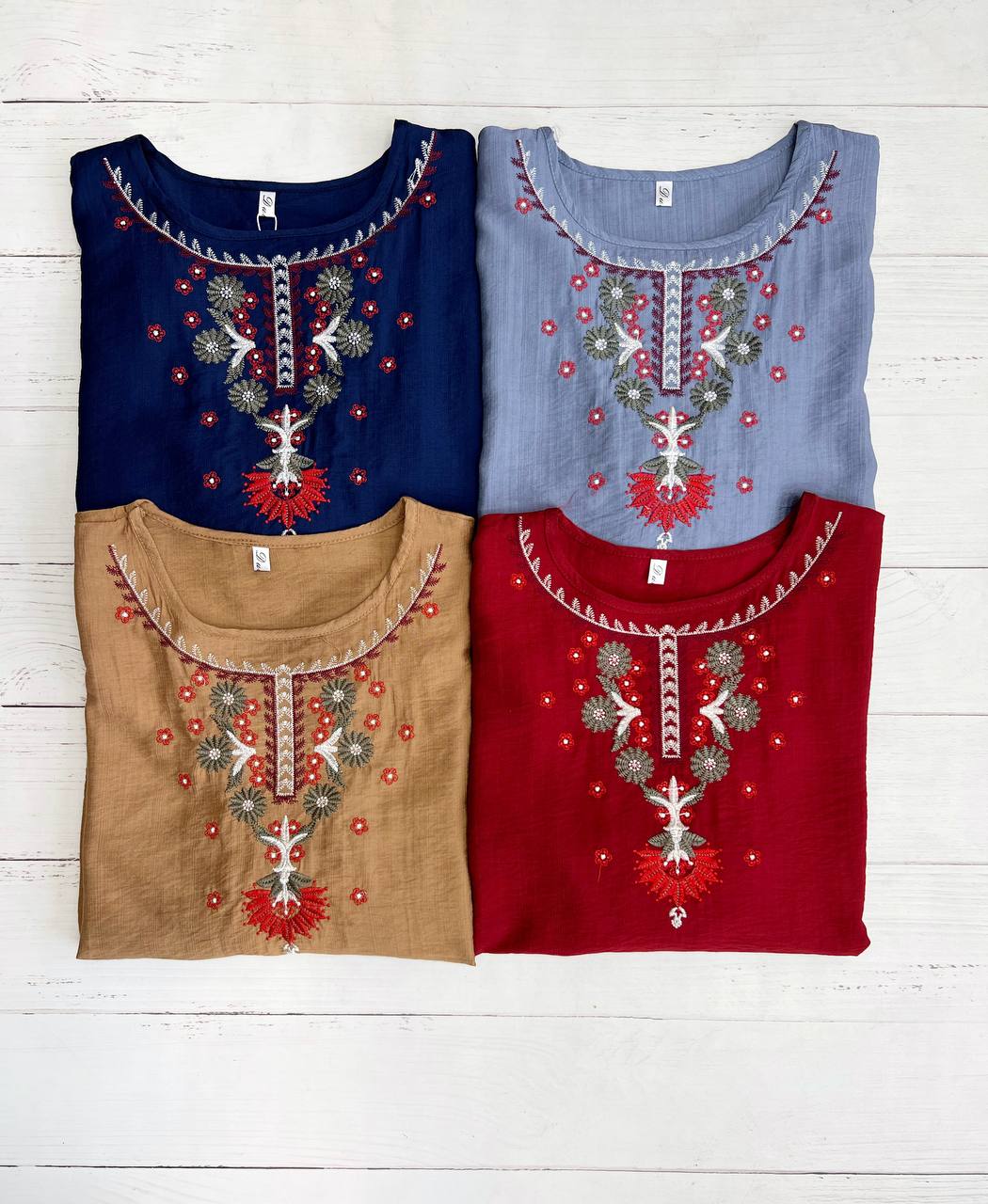 شومیز سنتی جلو گلدوزی کد 3335