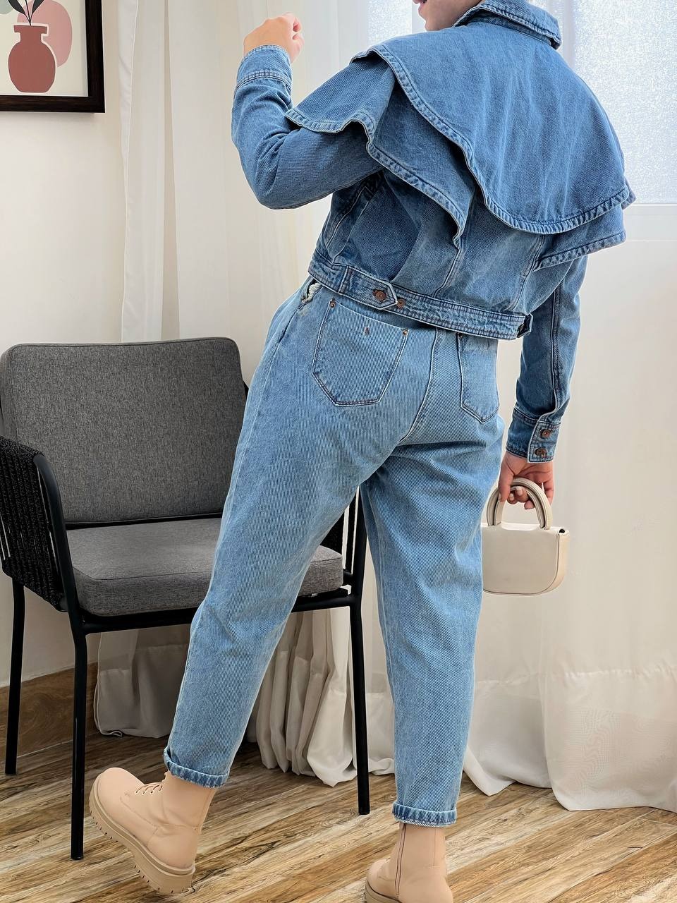 ست کت و شلوار جین کد 3341