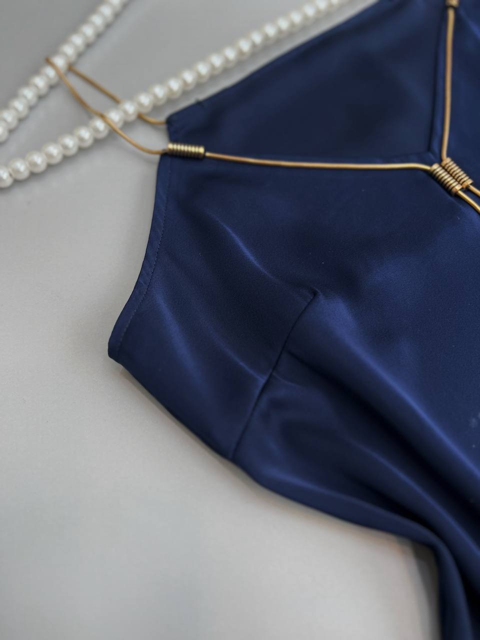 تاپ بند زنجیری دو رنگ کد 3354