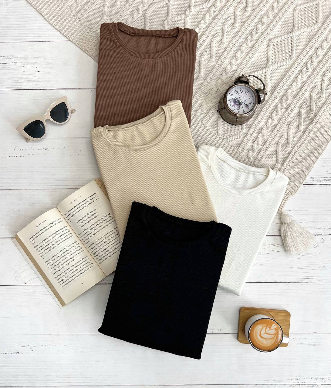 بلوز کبریتی آستین بلند کد 3258