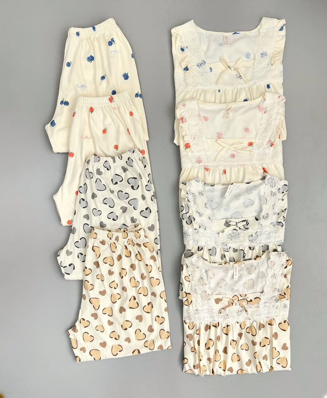 ست بلوز و شلوارک سه طرح کد 3359