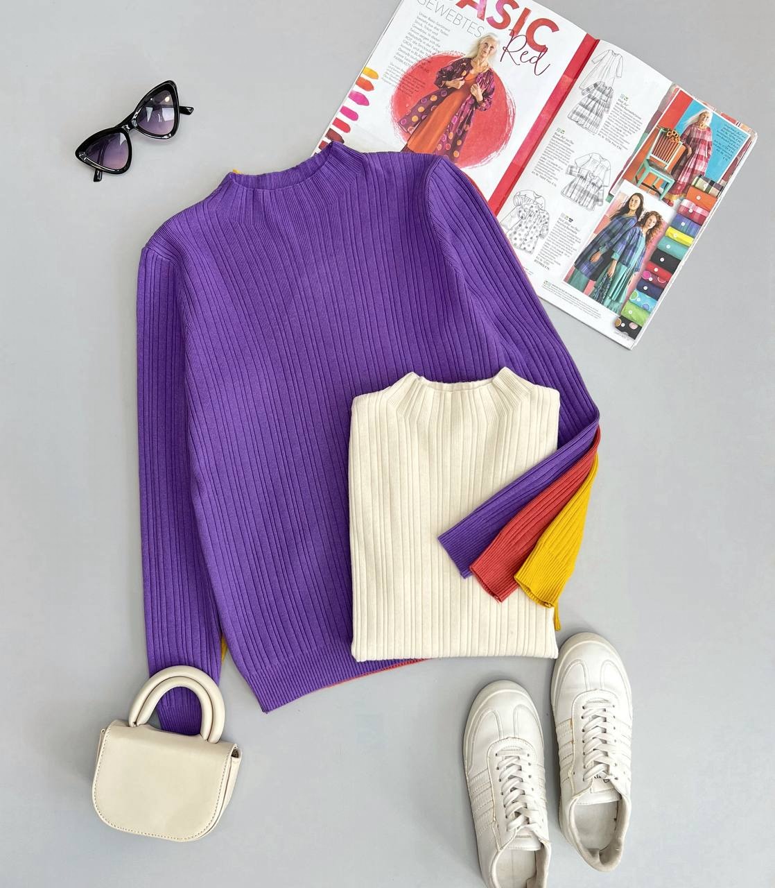 پلیور بافت ساده کد3361