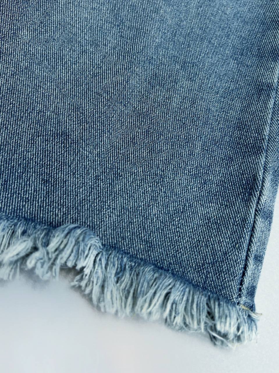 دامن جین پیلی دار کد 3375