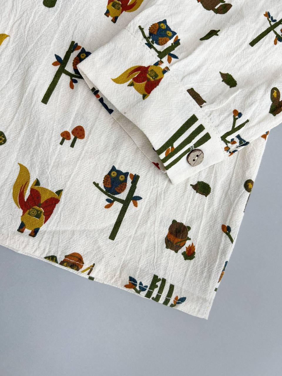 شومیز کنف طرحدار جغد کد 3378