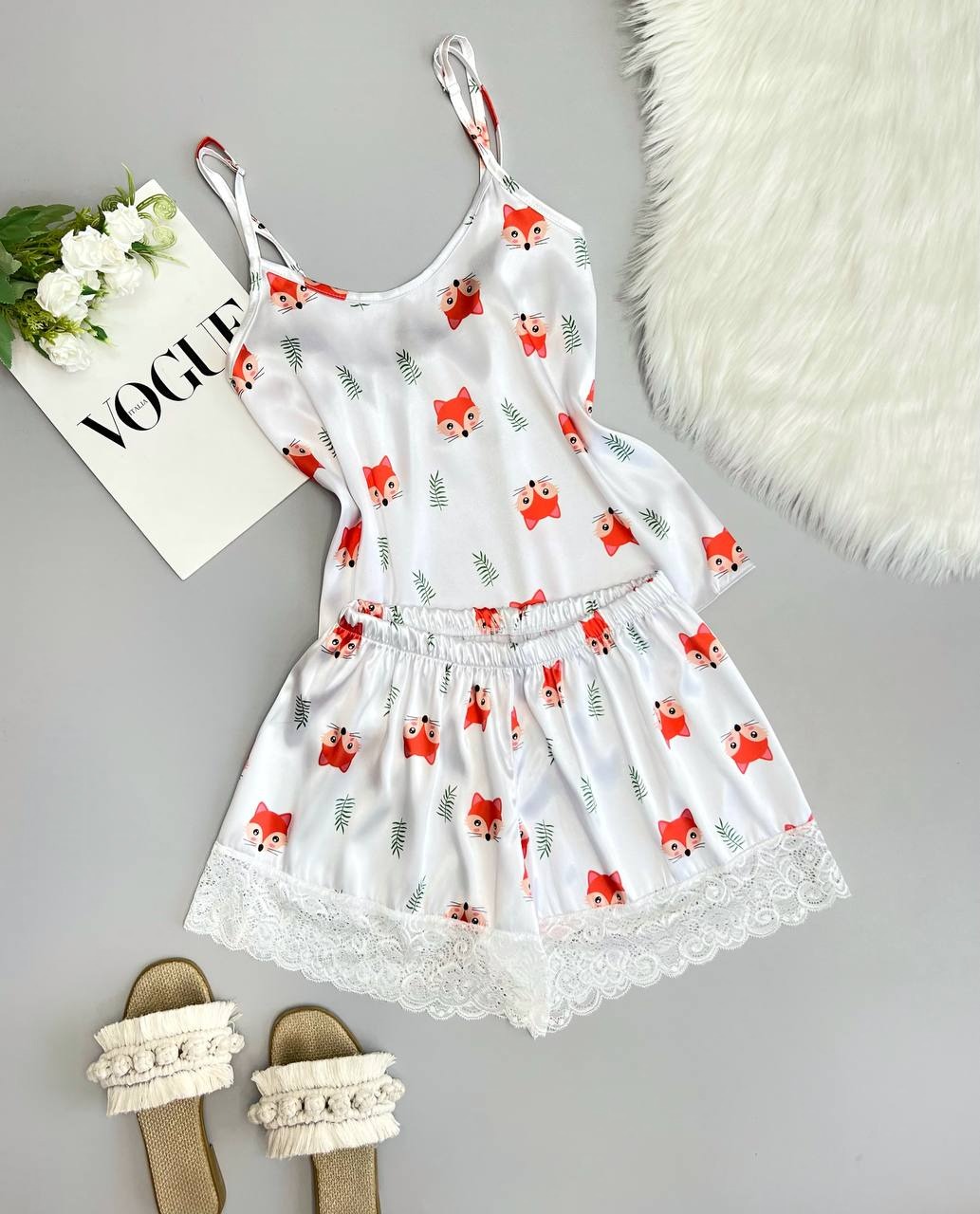 ست ساتن لبه تور کد 3385