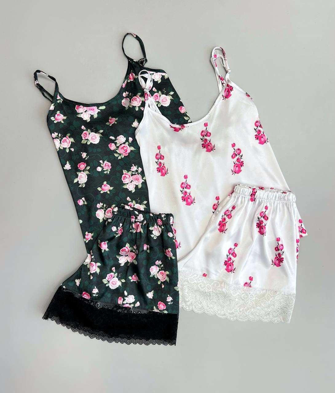 ست ساتن لبه تور کد 3385