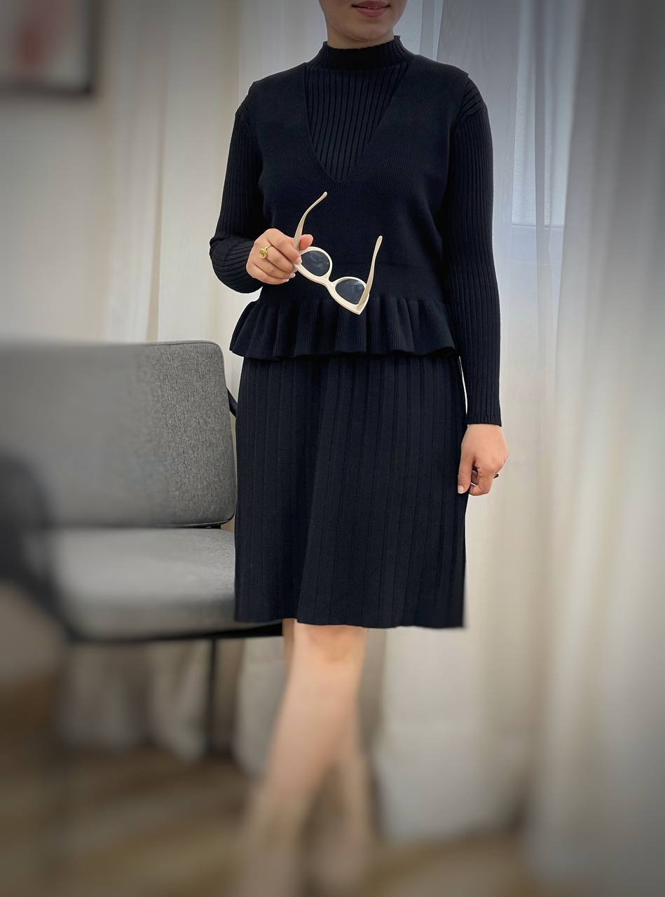 ست سارافن و رویی بافت کد 3388