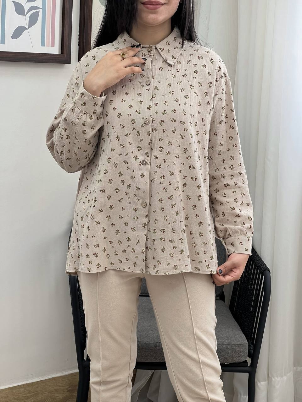 شومیز کنف طرح قلب کد 3392