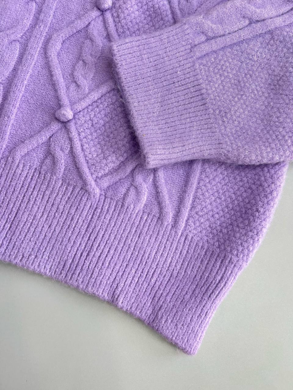 پلیور بافت زنجیری 6 رنگ کد 3393